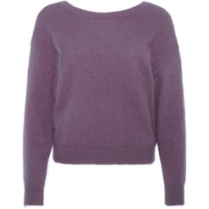 March23 Dames trui paars (Maat: XS) - Effen - Halslijn: Ronde hals,