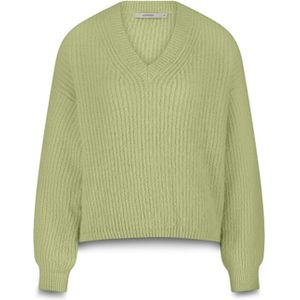 Summum - 7s7964-70044 - Boxy Trui - Patentsteek - V-hals - Lange Mouwen