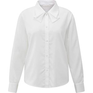 YAYA Blouse lange mouw 01-201187-511 Wit