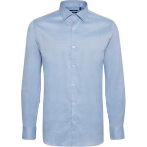 Matinique Overhemd lange mouw blauw (Maat: XL) - Effen