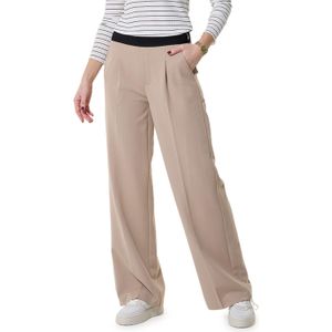 Freequent FQKITTY-PANT broek beige (Maat: XL)