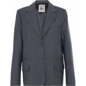 Semicouture Blazer grijs (Maat: 42) - Effen