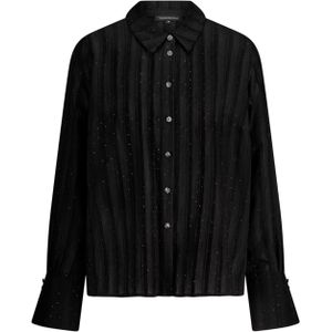 Tramontana - Blouse - Zwart - Met Rhinestones