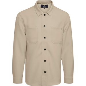 Matinique Overhemd lange mouw beige (Maat: XL) - Effen