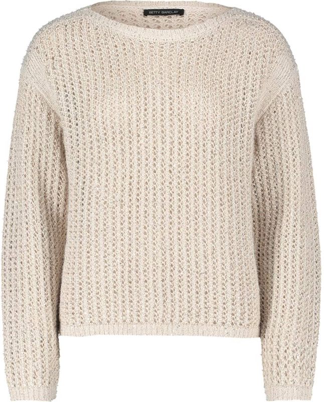 Gebreide pullover met ronde hals