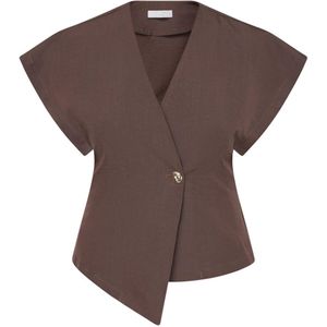 SISTERS POINT - Gevela-ve - Dames Gilet - Deep Bordeaux