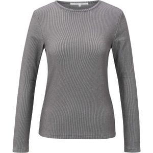 YAYA Top lange mouw 01-709215-510 Midden grijs
