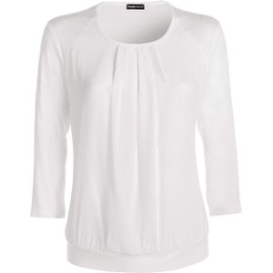 Frank Walder T-shirt wit (Maat: 50) - Effen - Halslijn: Ronde hals,