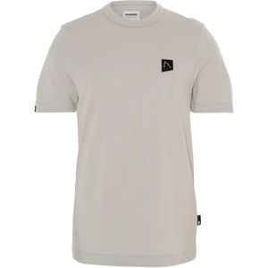 Chasin' T-shirt grijs (Maat: S) - Effen - Halslijn: Ronde hals,