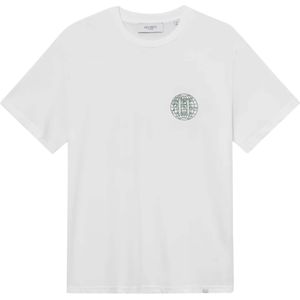 Les deux T-shirt wit (Maat: L) - Fotoprint - Halslijn: Ronde hals,