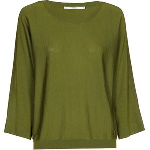 Xandres Trui groen (Maat: 2XL) - Effen - Halslijn: Ronde hals,