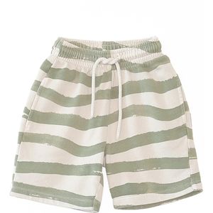 Play Up Printed fleece shorts korte broek groen (Maat: 116)