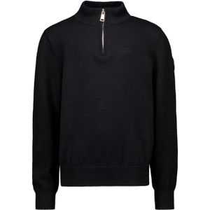 Airforce - Trui Half Zip Knit - Zwart - Gebreide Truien