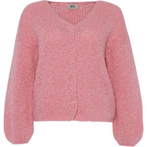 Inti Knitwear Vest roze (Maat: XL) - Effen - Halslijn: V-hals,