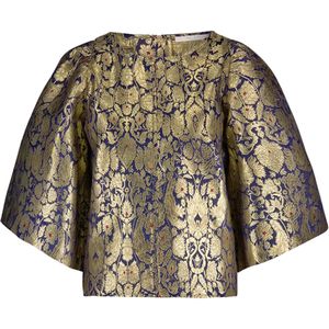 By-Bar Amsterdam - Blouse Korte Mouw - Gold - 25512065 ZASU