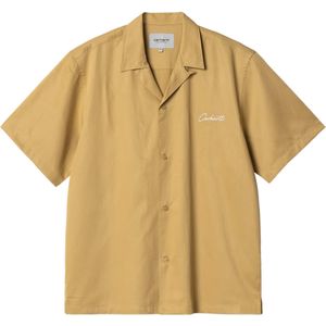 Carhartt WIP Overhemd korte mouw beige (Maat: XL) - Effen