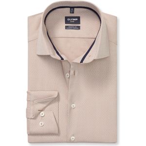 OLYMP - Luxor 24/Seven - Overhemd - Caramel - Modern Fit - Global Kent