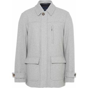 Scotland Blue Jas grijs (Maat: 48) - Mélange