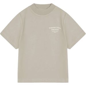 Croyez Mini Jongens t-shirt beige (Maat: 164) - Halslijn: Ronde hals,