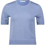 Betty & Co - Fijngebreide Trui - Blauw - Dames
