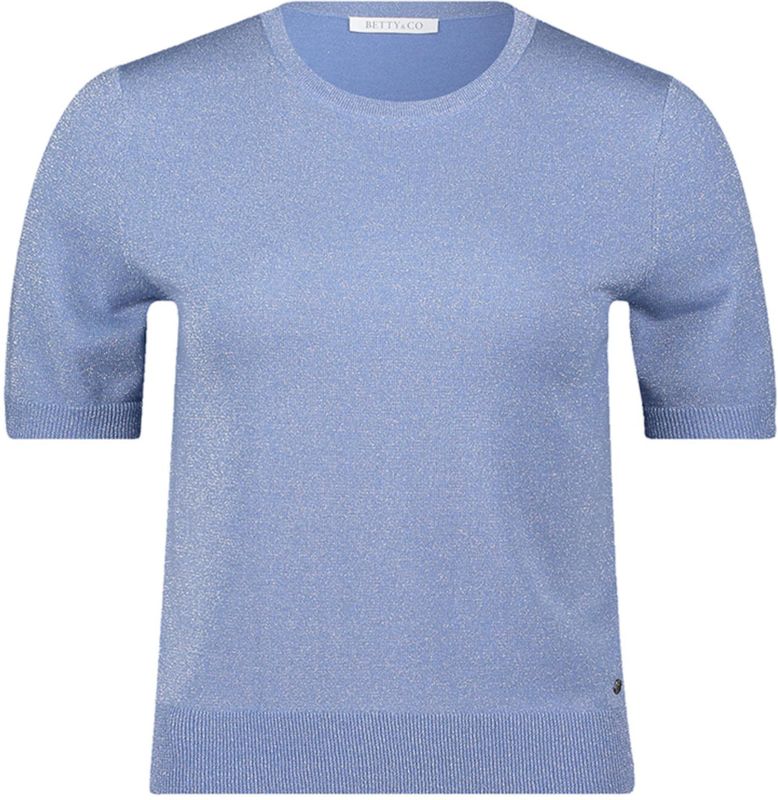 Betty & Co - Fijngebreide Trui - Blauw - Dames