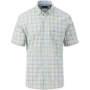 Fynch-Hatton Overhemd korte mouw groen (Maat: XL)