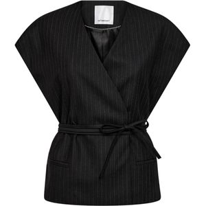 Co'couture - Gilet 35857 MAGGIE - Zwart