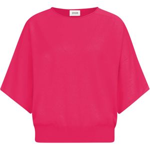 Drykorn Trui rood (Maat: XS) - Effen - Halslijn: Ronde hals,