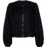 Summum - Jack - Zwart - Dames - Lange Mouwen - Ronde Hals - Knoopsluiting