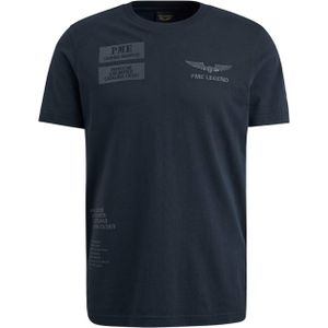 PME Legend T-shirt blauw (Maat: 2XL) - Tekst - Halslijn: Ronde hals,