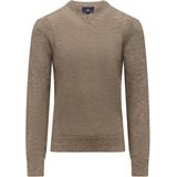State of Art - Trui - Gemêleerd - V-hals - Bruin