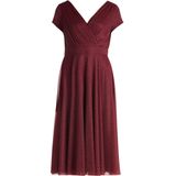 Vera Mont - Jurk - Rood - Glitter - Halslijn: V-hals
