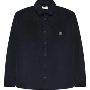 The GoodPeople Overhemd lange mouw blauw (Maat: S)