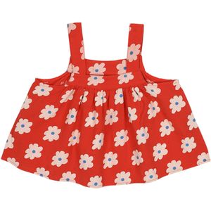 Jelly Mallow Top rood (Maat: 104) - Halslijn: Vierkante hals,