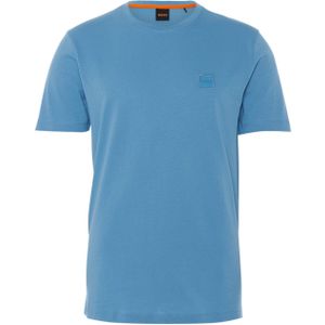 Boss Orange T-shirt blauw (Maat: M) - Halslijn: Ronde hals,