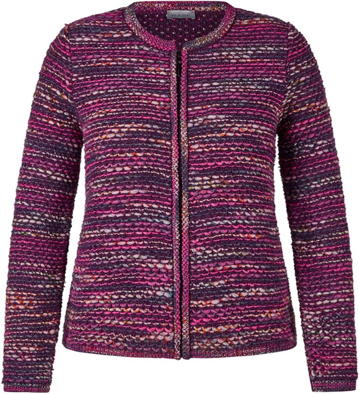 Rabe - Vest - Paars - Melange