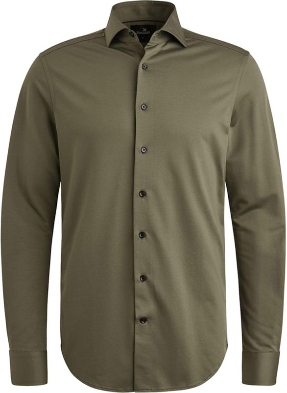 Vanguard - Overhemd - Groen - Lange Mouw - Effen