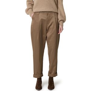 Rabens Saloner broek bruin (Maat: M) - Effen