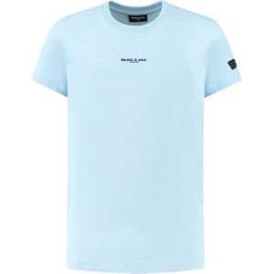 Ballin T-shirt blauw (Maat: 128) - Effen - Halslijn: Ronde hals,