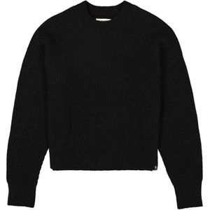 Garcia Meisjes trui zwart (Maat: 128) - Effen - Halslijn: Ronde hals,