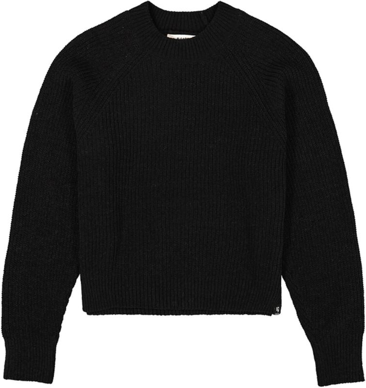 Garcia Meisjes trui zwart (Maat: 128) - Effen - Halslijn: Ronde hals,