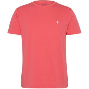 Ralph Lauren T-shirt rood (Maat: L) - Effen - Halslijn: Ronde hals,