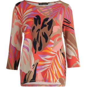 Betty Barclay T-shirt multicolor (Maat: 48) - Halslijn: Ronde hals,