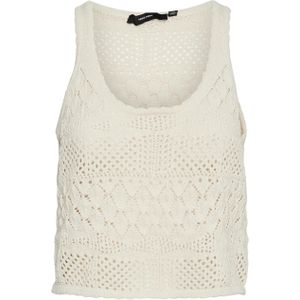 Vero moda Trui ecru (Maat: L) - Effen - Halslijn: Ronde hals,