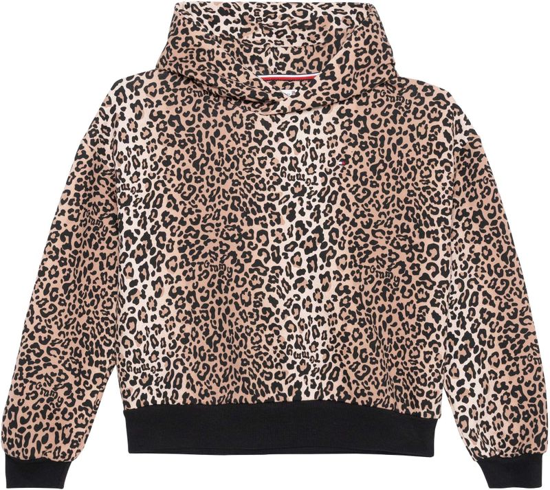 TOMMY HILFIGER Sweatshirt  ecru / lichtbeige / zwart / wit