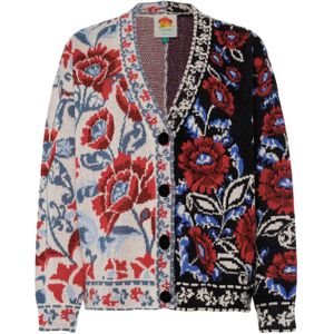 FARM Rio Vest multicolor (Maat: M) - Halslijn: V-hals,