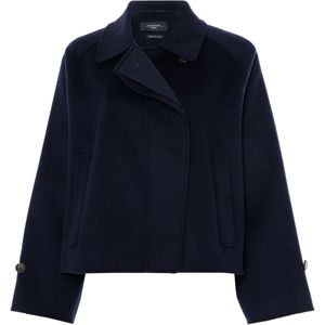 Weekend MaxMara Jas blauw (Maat: 40) - Effen