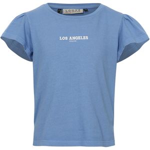 Looxs 10Sixteen T-Shirt blauw (Maat: 164) - Effen - Halslijn: Ronde hals,