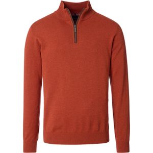 Casa Moda - Troyer - Oranje - Half-zip Trui