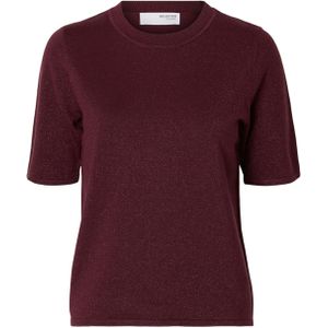 Glitter - Gebreide Top - Halflange Mouwen - Loose Fit